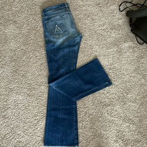7 For All Mankind “A” Pocket Mid Rise Flare Jeans
